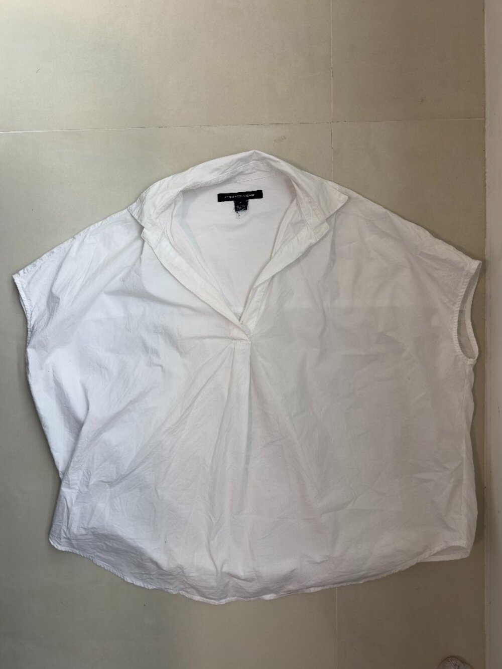 French Connection Cele Rhodes Cotton Poplin Top - Medium